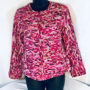 Laura Ashley Petite Multicolor Jacket Size PM